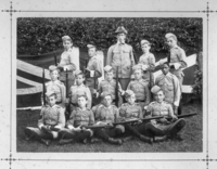 SHM (standing 3rd from left) and Devenport School Cadet Corps