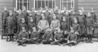 SHM (seated 3rd from left) and Devenport School Cadet Corps