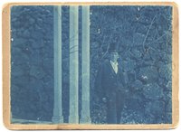 Harry Macky cyanotype portrait