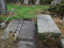 Macky gravestones at Drumhaggart cemetery